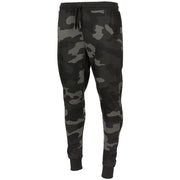 Pantalones jogger Tepláky en color oscuro con bolsillos y cintura elástica ajustable
