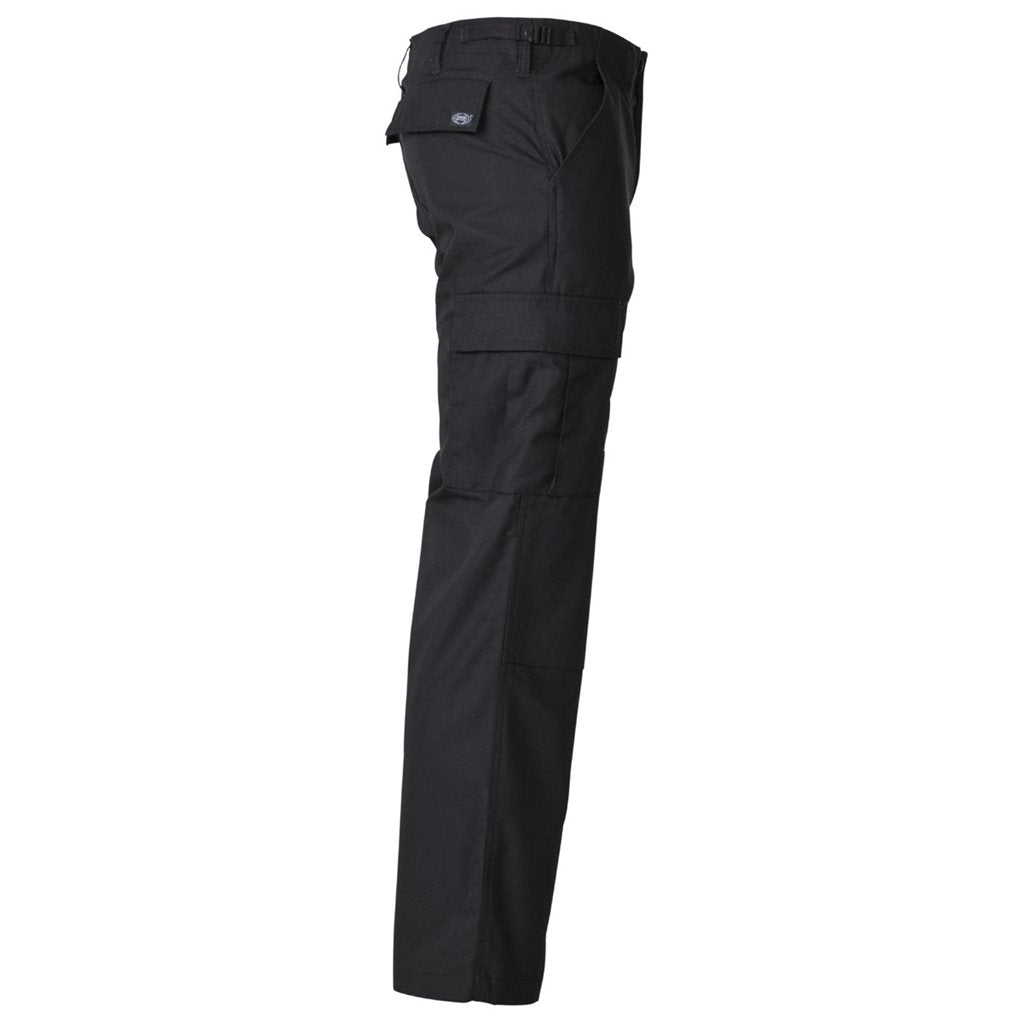 Pantalones BDU negros de mujer, 6 bolsillos y cintura ajustable