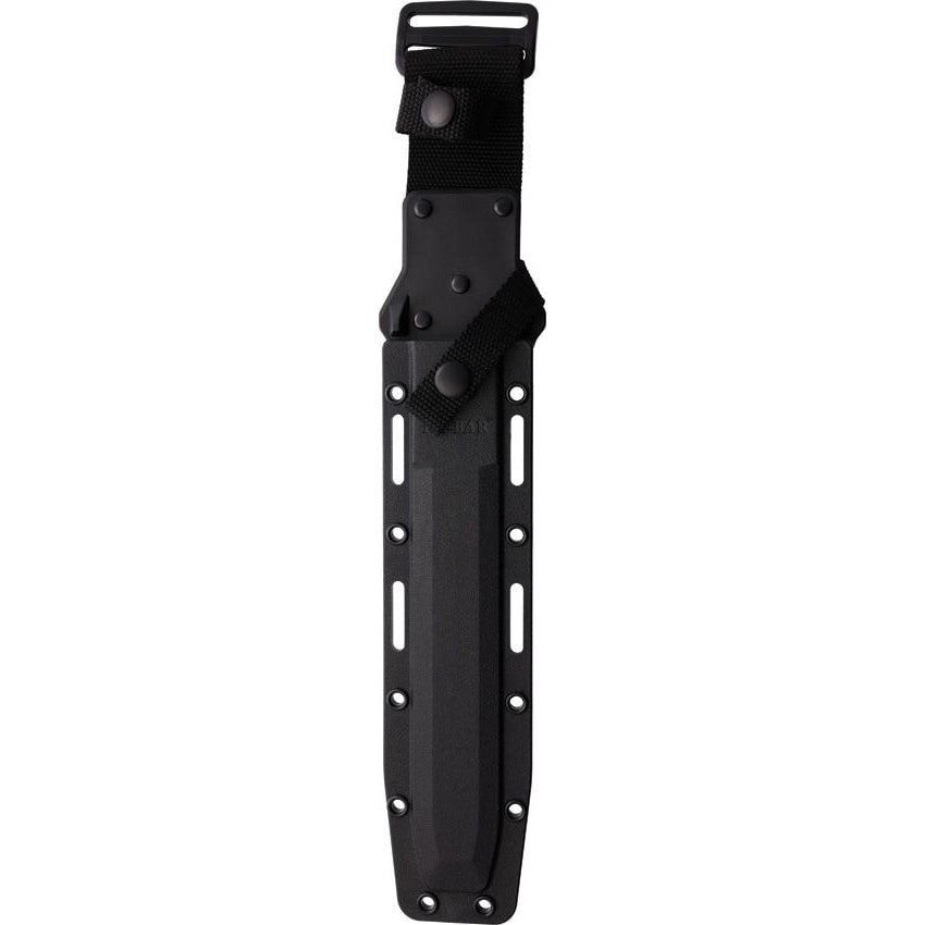 Cuchillo TANTO 8" negro con filo combinado