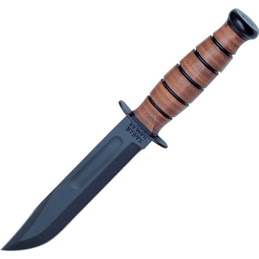 Cuchillo USA SHORT hoja lisa negro