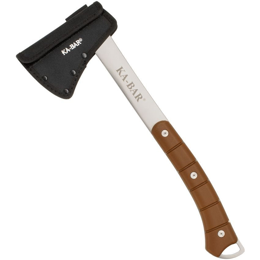 Hacha Sekera HAWK 41 cm con hoja 7 cm, acero 5Cr15MoV y funda de nylon