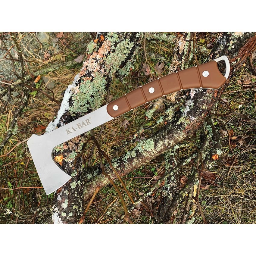 Hacha Sekera HAWK 41 cm con hoja 7 cm, acero 5Cr15MoV y funda de nylon