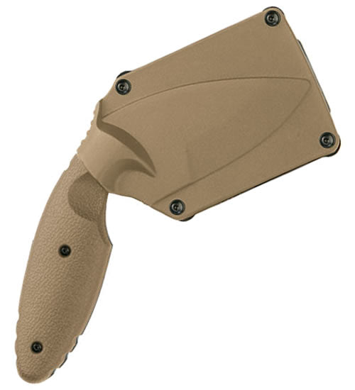 Cuchillo Ka-Bar TDI Law Enforcement con filo dentado y funda con clip para cinturón