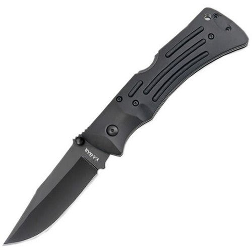 Cuchillo plegable KA-BAR MULE FOLDER negro con clip
