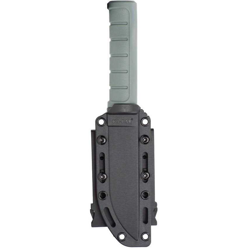 Cuchillo DUST II hoja lisa verde - hoja fija para usuarios exigentes