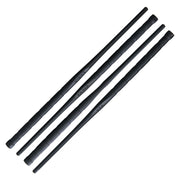 Juego de 4 palillos negros de Grilamid, 24 cm