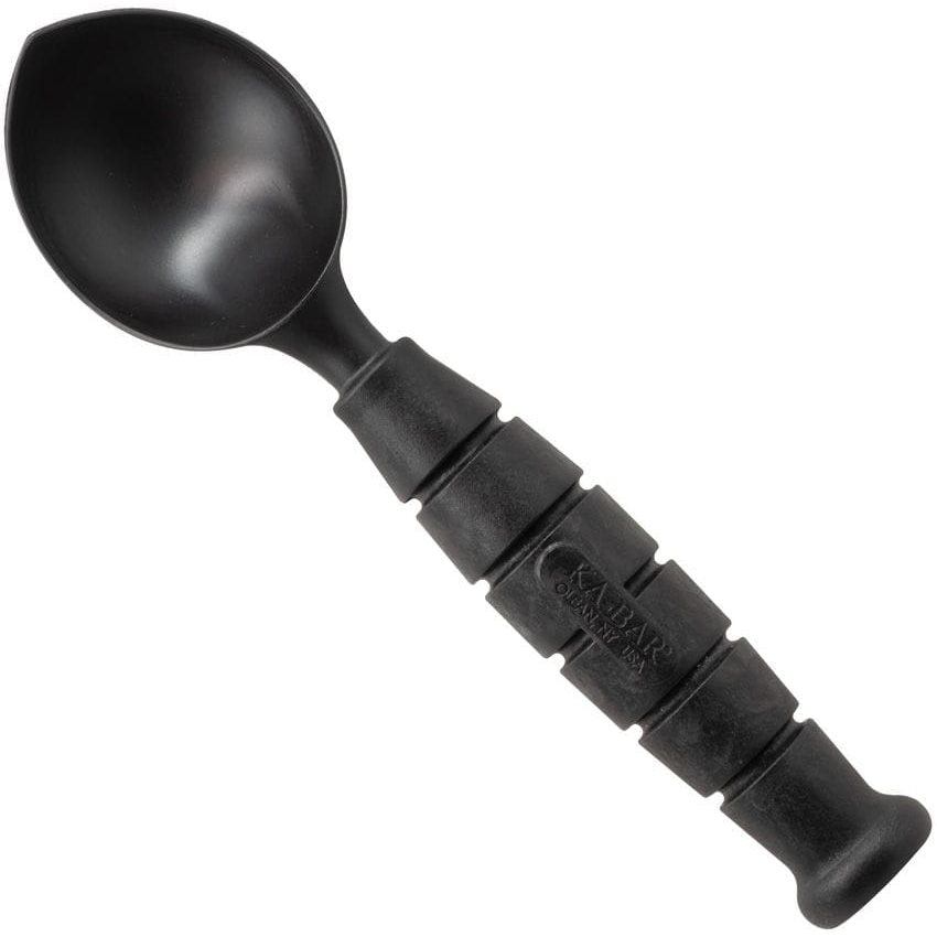 Cuchara para helado DESSERT DESTROYER negra, longitud aprox. 20 cm