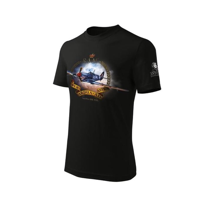 Camiseta con estampado Spitfire MK.VIII vista frontal