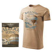 Camiseta BAOON COYOTE con estampado de globo aerostático