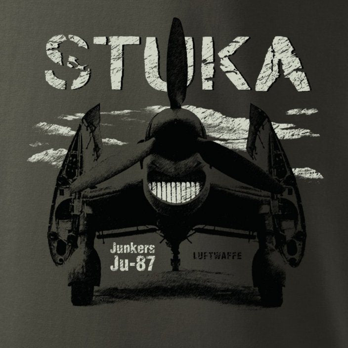 Camiseta con motivo del bombardero Ju-87 Stuka