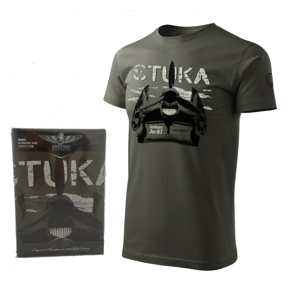 Camiseta con motivo del bombardero Ju-87 Stuka