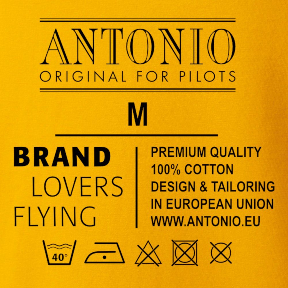 Camiseta amarilla con estampado del avión ZLÍN Z-37 (Bumblebee)