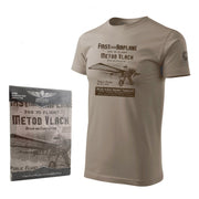 Camiseta marrón en homenaje al aviador checo Metod Vlach