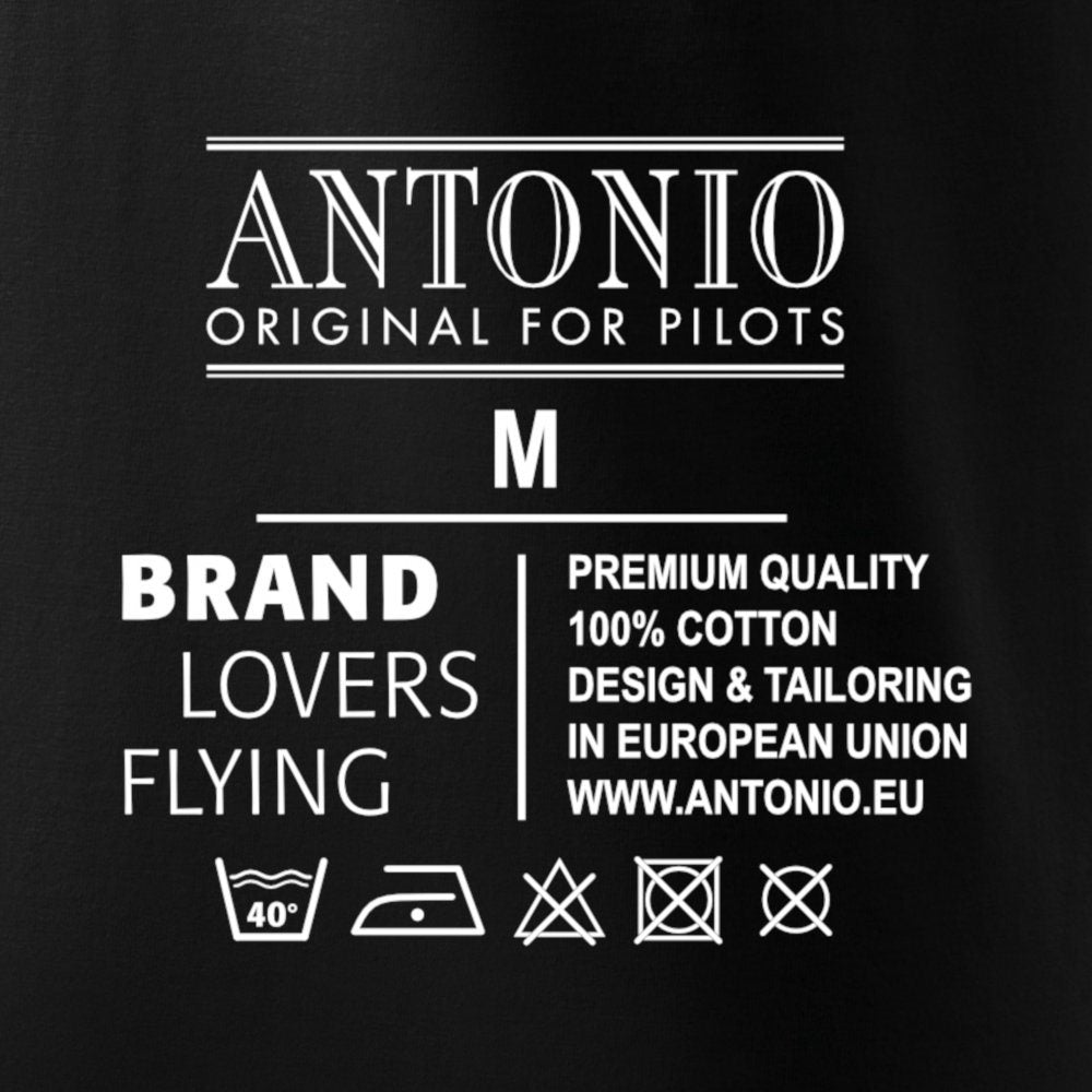 Camiseta negra Triko con estampado Lockheed L-10 Electra