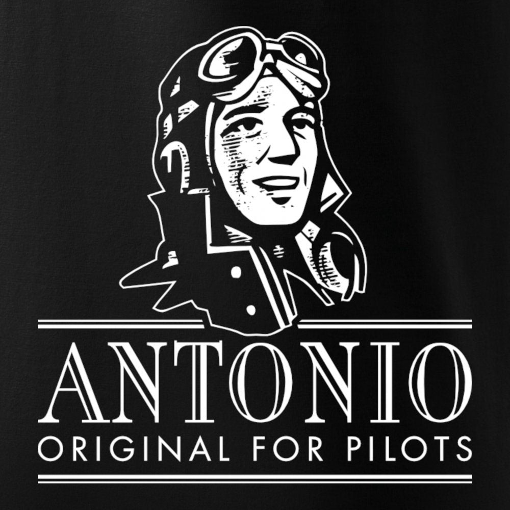 Camiseta negra Triko con estampado Lockheed L-10 Electra