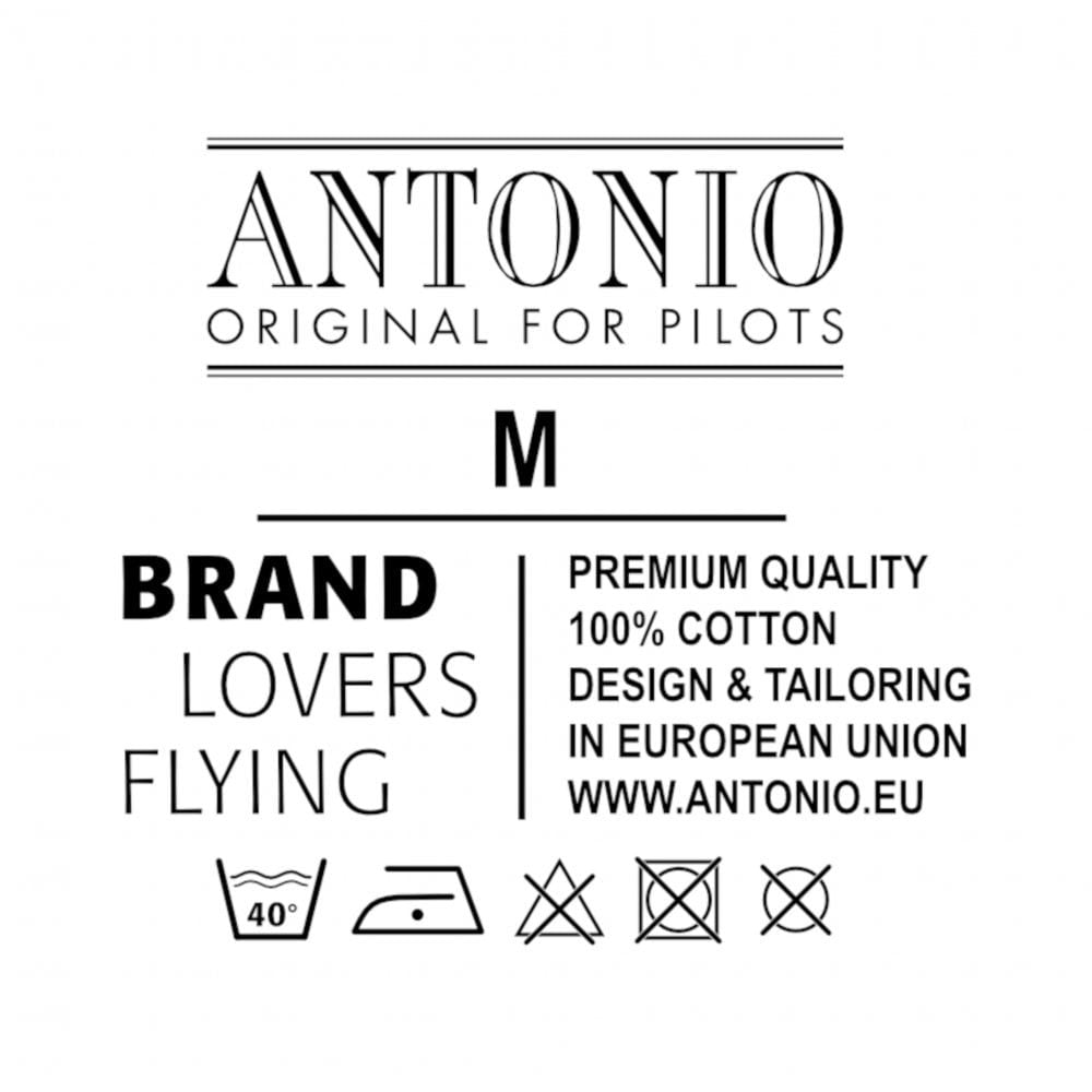 Camiseta blanca ANTONIO WINGS con bordado en el lado del corazón