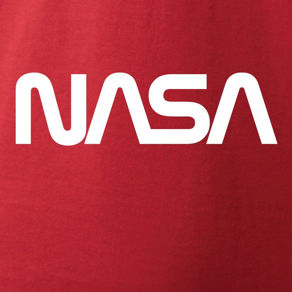 Camiseta roja con logo NASA