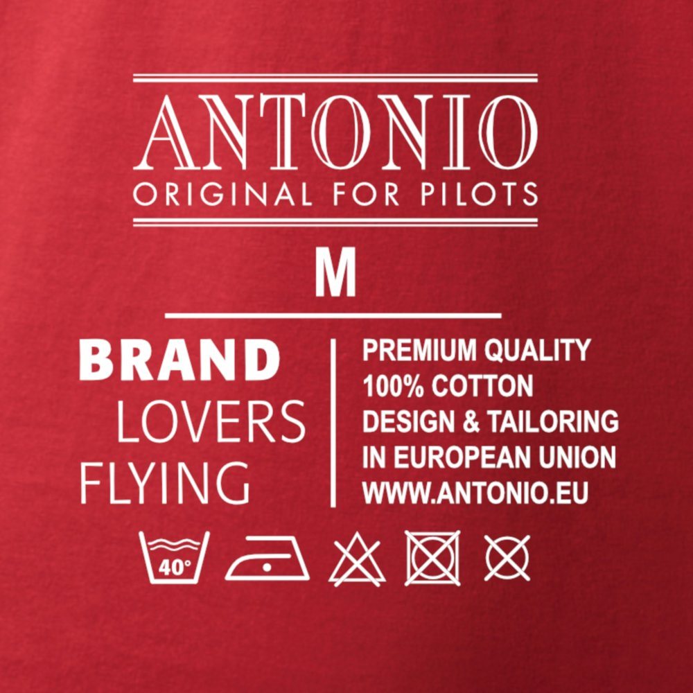 Camiseta roja con logo NASA