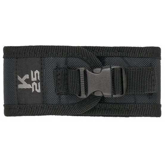 Cuchillo mariposa Albainox 02199 hoja lisa acero 7Cr17Mov recubrimiento titanio gris mango aluminio negro