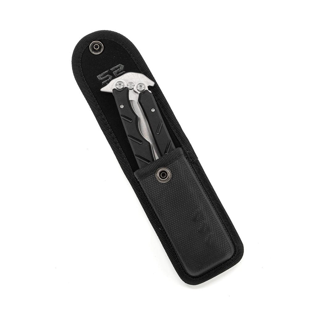Navaja mariposa 02263 con hoja de acero 7Cr17MoV y mango negro G10