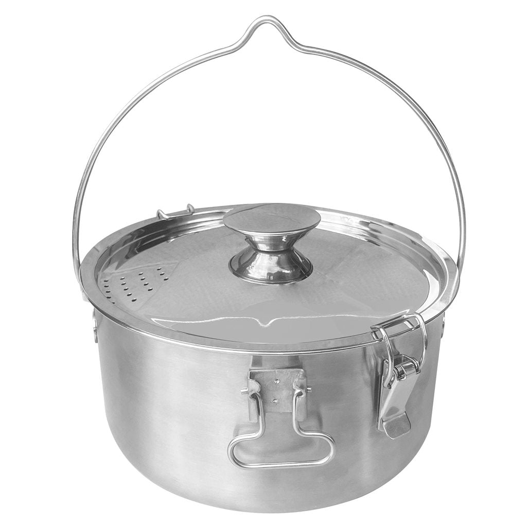 Olla de acero inoxidable 4 en 1, 6 L, multifuncional