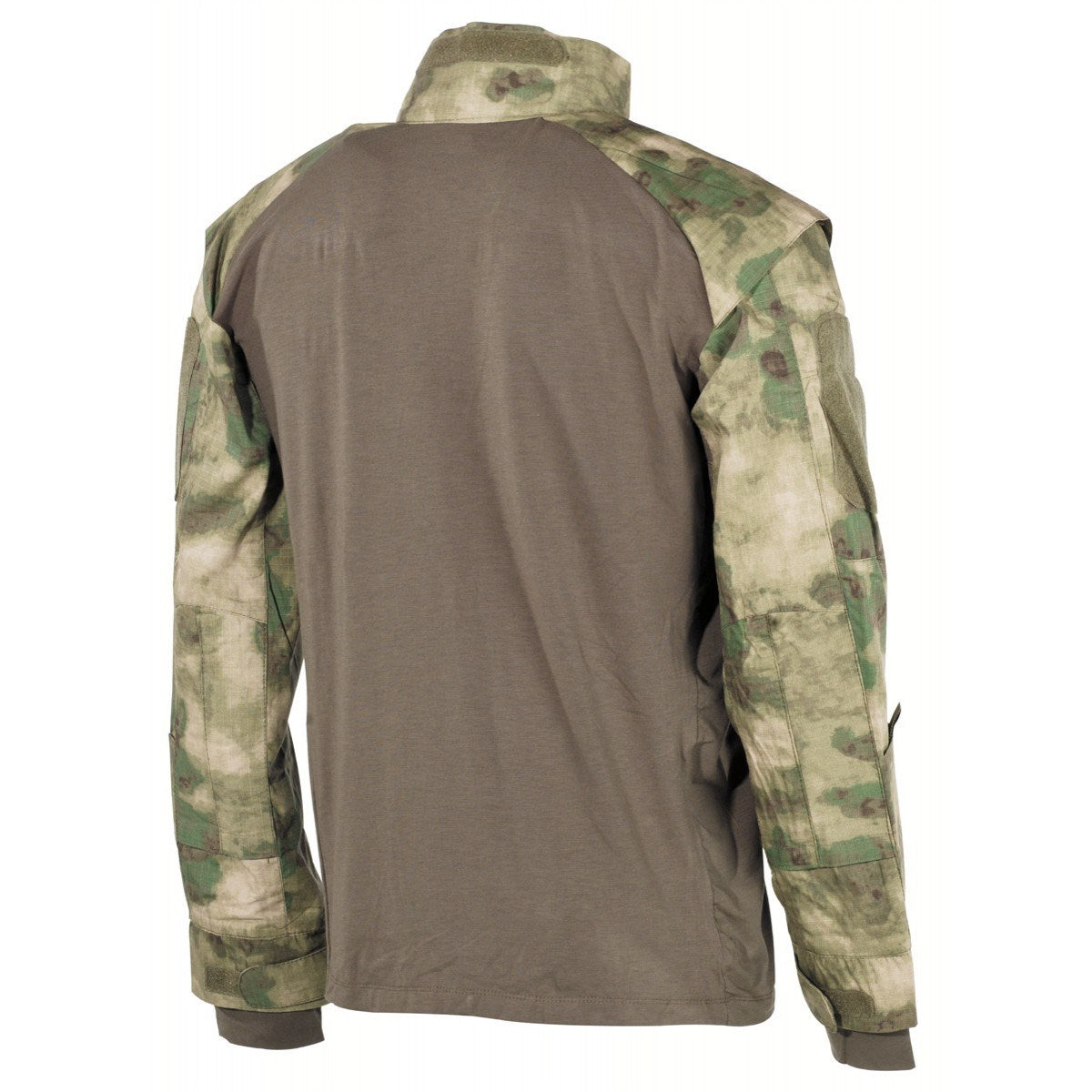 Camisa táctica UBACS con cuerpo de algodón y mangas rip-stop, 6 bolsillos
