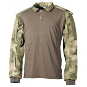Camisa táctica UBACS con cuerpo de algodón y mangas rip-stop, 6 bolsillos