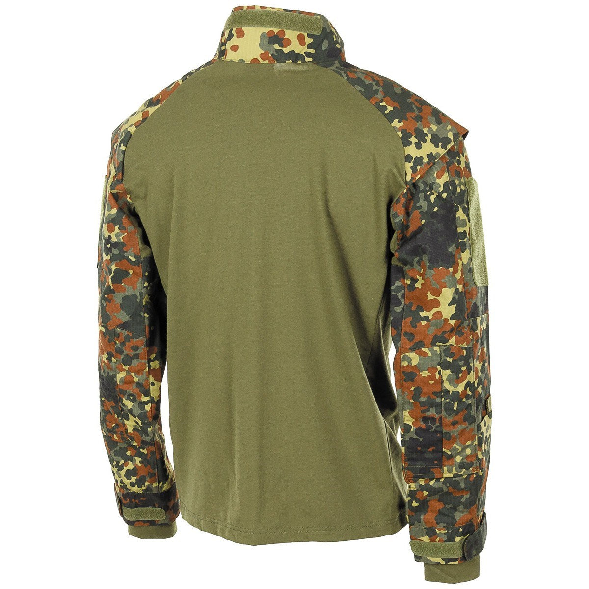 Camisa táctica UBACS FECKTARN con cuerpo de algodón y mangas rip-stop, 6 bolsillos
