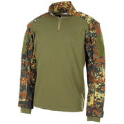 Camisa táctica UBACS FECKTARN con cuerpo de algodón y mangas rip-stop, 6 bolsillos