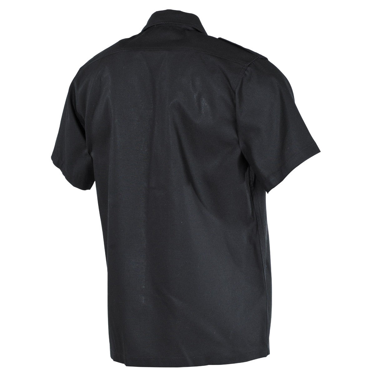 Camisa estilo US de manga corta en color negro