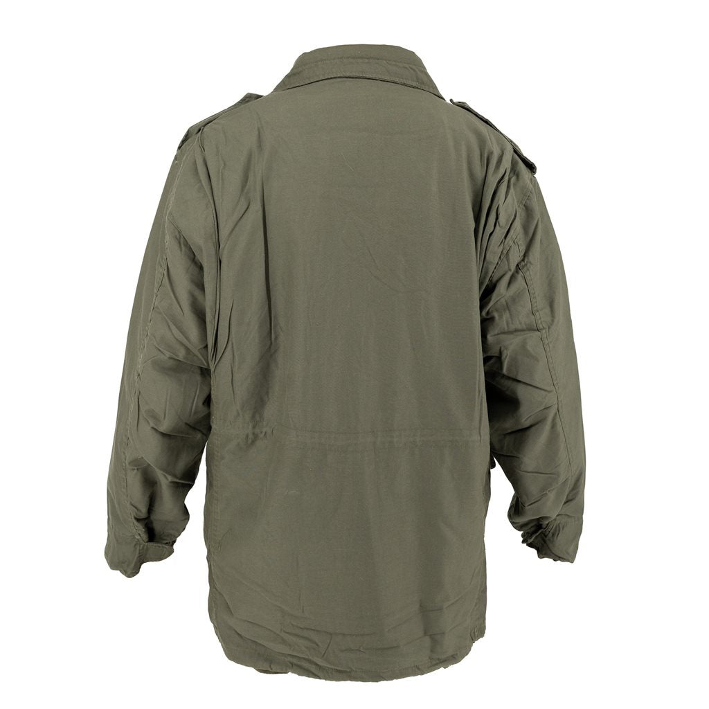 Parka tipo US M-65 verde con forro