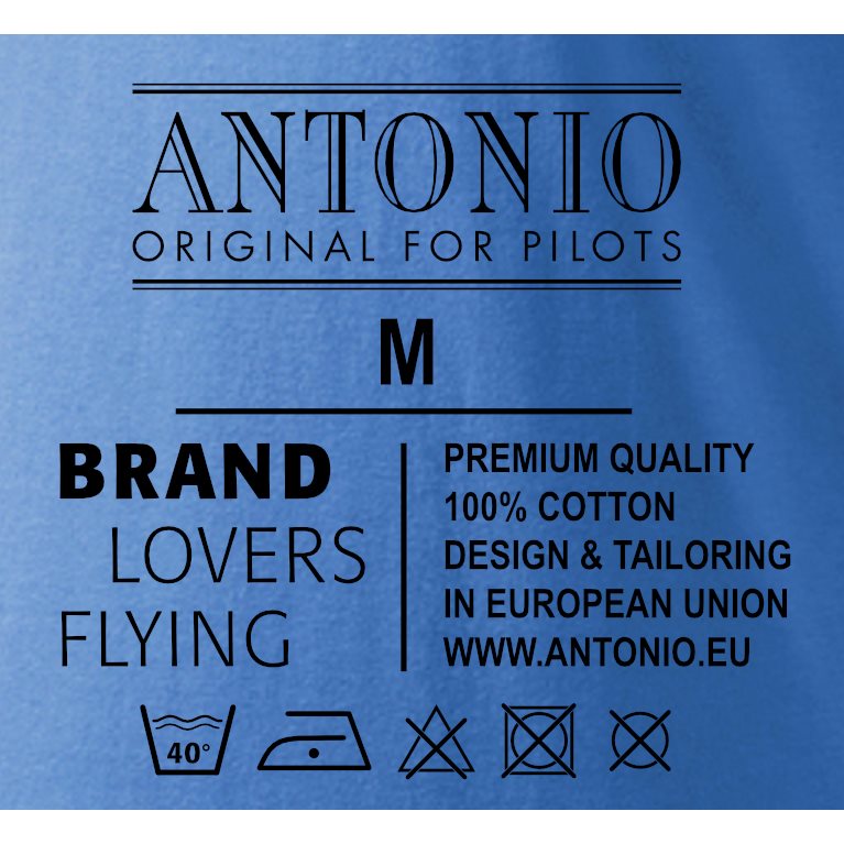 Camiseta azul con estampado del F-22 Raptor
