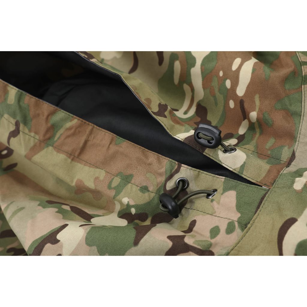 Poncho UTILITY IR en patrón multicam, impermeable y transpirable