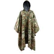 Poncho UTILITY IR en patrón multicam, impermeable y transpirable