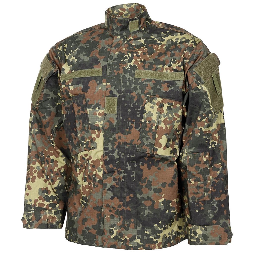 Chaqueta ACU rip-stop Flecktarn - corte clásico US