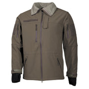 Chaqueta softshell High Defence verde MFH con forro polar