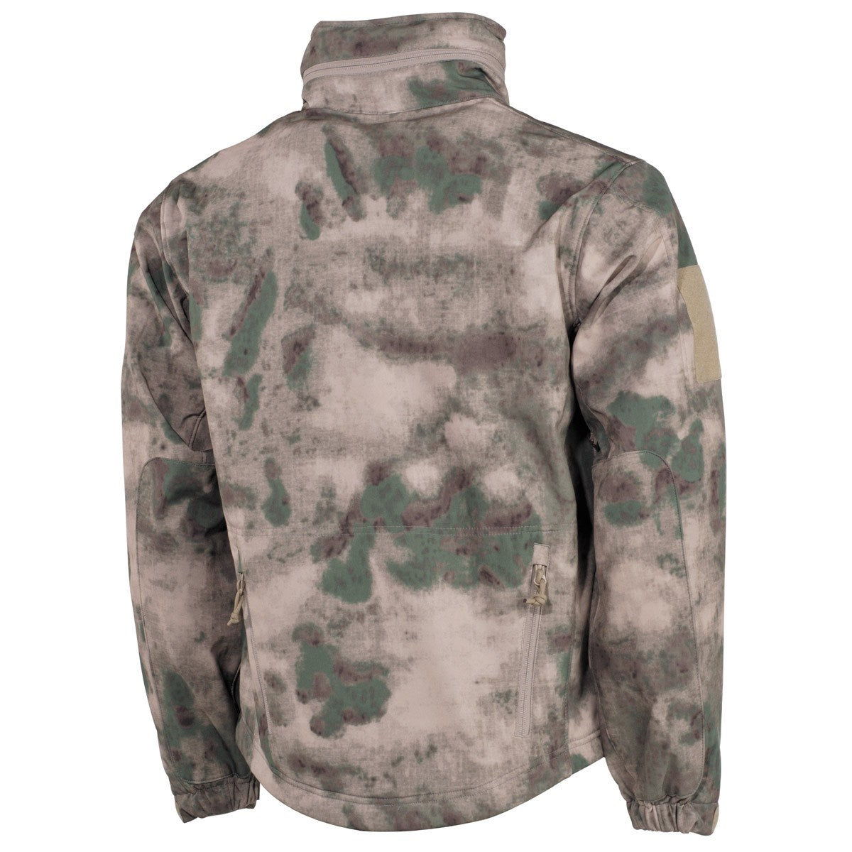 Chaqueta SCORPION softshell camuflada en material SHIELD+ con cremalleras YKK