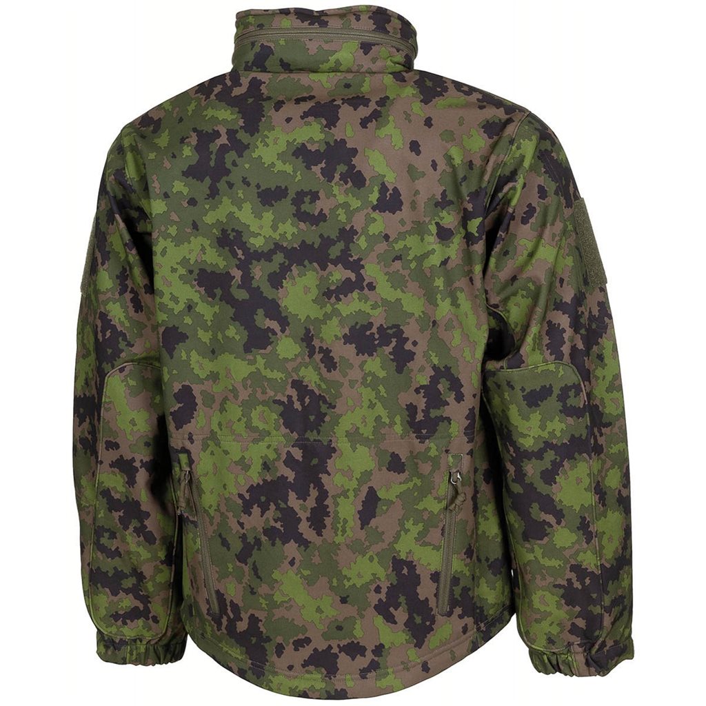 Chaqueta SCORPION softshell camuflaje, material SHIELD+, cremalleras YKK