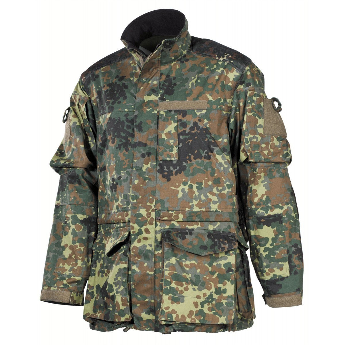 Chaqueta COMBAT rip-stop FLECKTARN con múltiples bolsillos y refuerzos en hombros y codos
