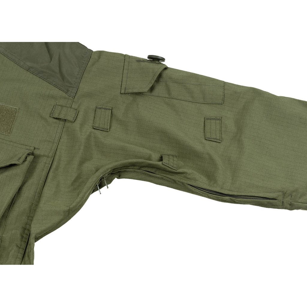 Chaqueta Commando Smock verde MFH con capucha y bolsillos