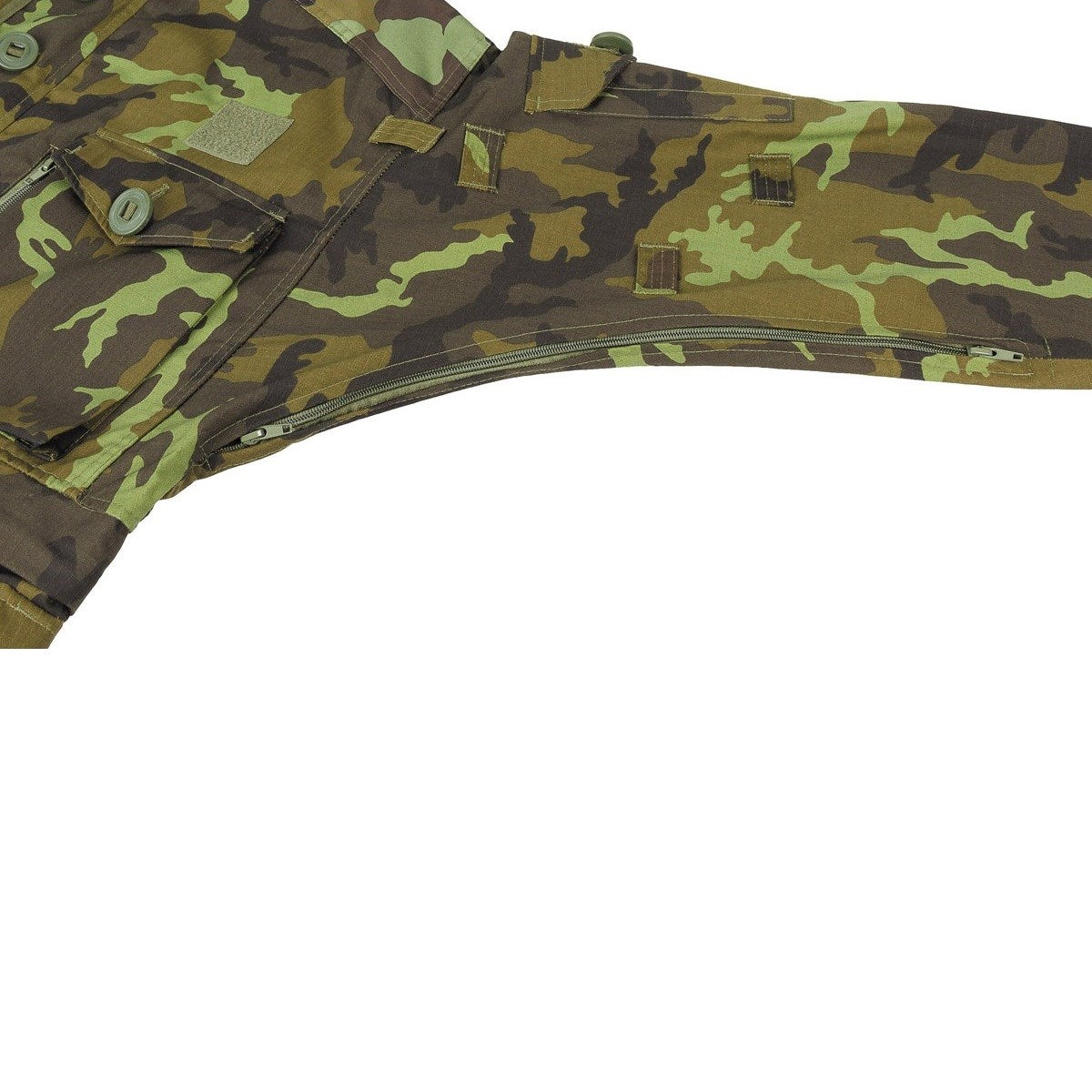Chaqueta Commando Smock rip-stop vz.95 con capucha y múltiples bolsillos, marca MFH