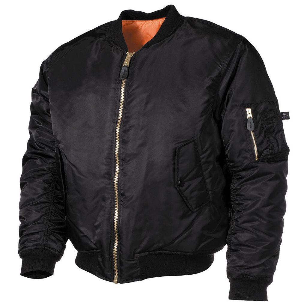 Chaqueta bomber US MA-1 negra