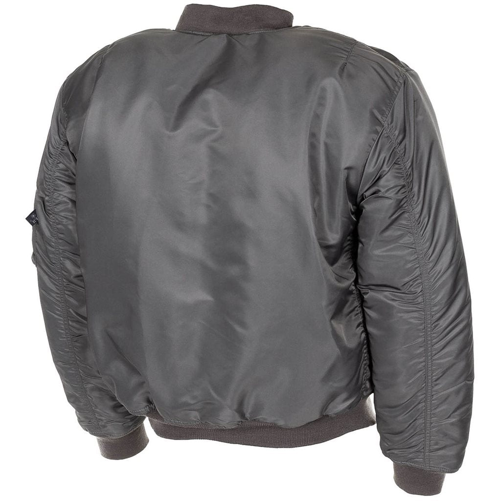 Chaqueta bomber US MA-1 gris, corte piloto, referencia 03552M.