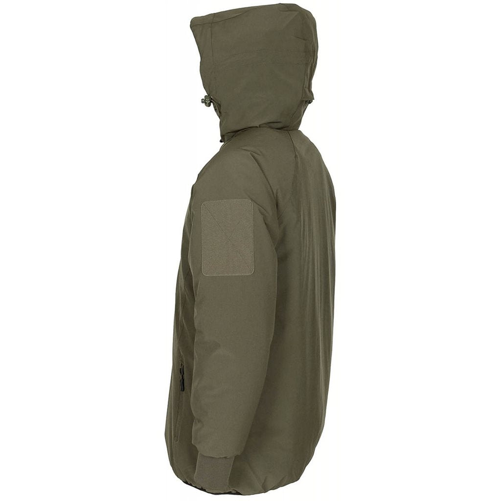 Chaqueta reversible THERMAL verde/negra con relleno DuPont Sorona 200 g/m2