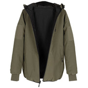 Chaqueta reversible térmica THERMAL verde/negra 03670B