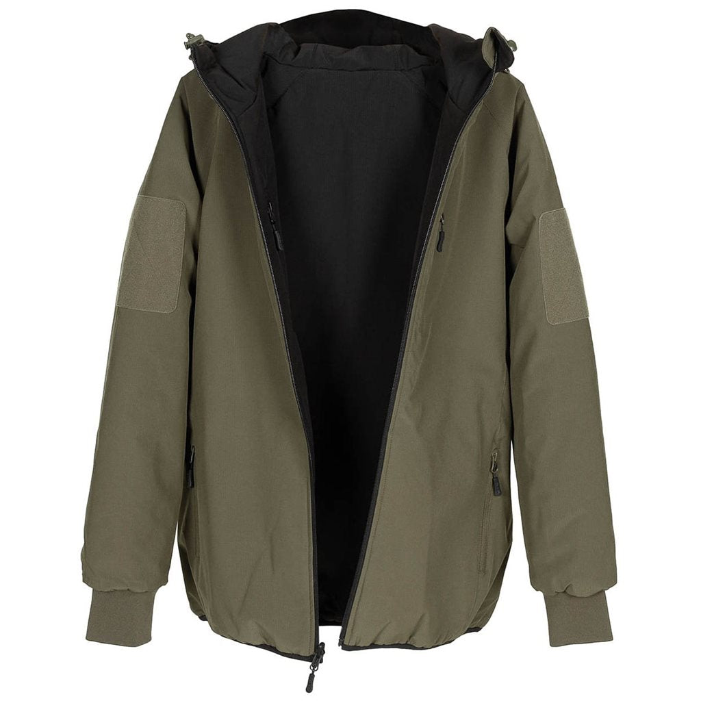 Chaqueta reversible térmica THERMAL verde/negra 03670B