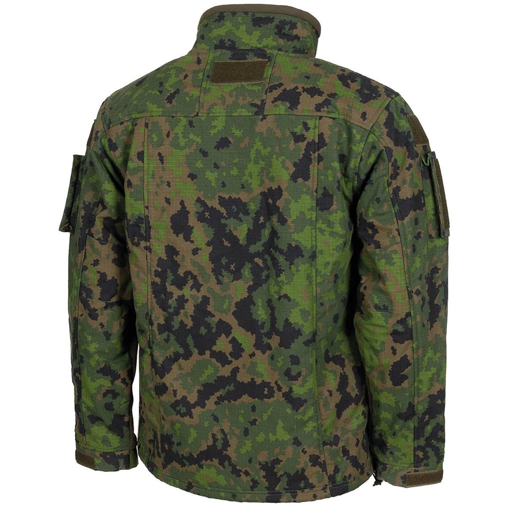Chaqueta táctica polar COMBAT MFH con cremallera, bolsillos y refuerzos rip-stop