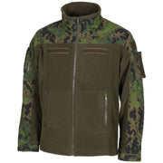 Chaqueta táctica polar COMBAT MFH con cremallera, bolsillos y refuerzos rip-stop