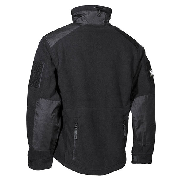 Chaqueta polar MFH Heavy-Strike negra - forro fleece cómodo
