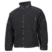 Chaqueta polar MFH Heavy-Strike negra - forro fleece cómodo